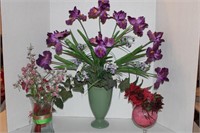 Three Flower Arrangements 10 to 28"