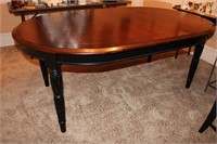 Dining Table 30 x 75 x 46 with 2 leaves 14 x 46