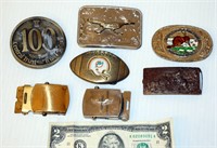 Belt Buckles - Brass, Military, Collectible