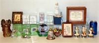 Small Glass, Porcelain, Ceramic - Angels, Cats ++