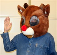 Rudolph The Reindeer Head Mask