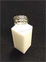 Celtic Style Stackable Sterling Silver Rings