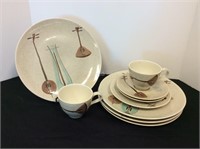 Red Wing Mid Century Modern True China Dishes