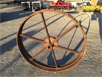 32" Steel Farm Wheel with Steel Traction Nobbies