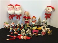 Vintage Christmas Decor (Over 30 pieces)