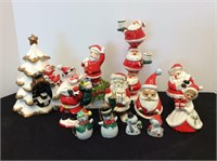 Vintage Santas, Snowmen & Bells (12 Pieces)