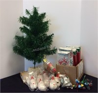 Tabletop Christmas Tree, Icicles & More