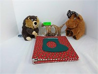 Stuffies and photo album