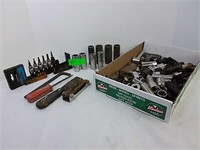 Various sockets and other tools