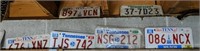 16 Piece License Plate Collection