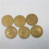 1920's & 30's CANADIAN PENNIES