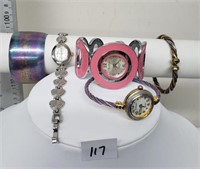 3 Watches & 2 Bracelets