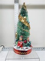 Vintage 17" musical Christmas tree