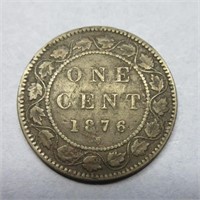 1876 LARGE CENT - CANADA