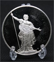 Saint Longinus 0.925 Silver Medal 31 Grams