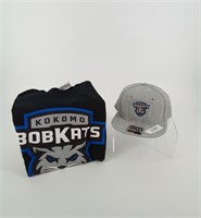 Kokomo BobKats t-shirt and hat combo