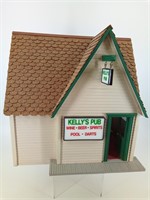 Bill Tandy's diorama of Kelly's Pub