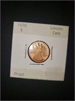 1970-S, 1971-S, 1972-S PROOF LINCOLN CENT