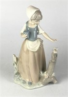 Nao by Lladro "Girl With Butterfly" Figurine