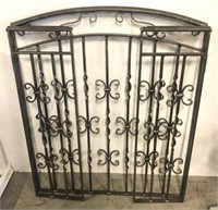 Scrolled Wrought Iron Fireplace Screen