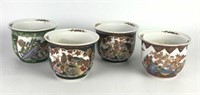 Asian Planters, Lot of 4