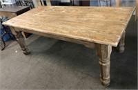 2 Drawer Rustic Dining Table