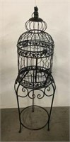 Metal Bird Cage on Stand