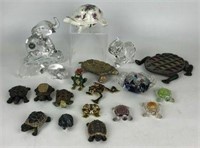 Assortment of Frog & Turtle Trinket Boxes