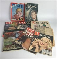Assortment of Vintage Magazines & Newspapers
