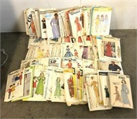 Assortment of Vintage Clothing Patterns