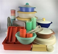 Assortment of Vintage Tupperware