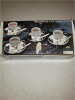 SILVERPLATED 4 PCS. COFFEE CUP SET IN BOX