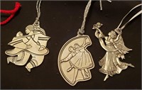 Christmas Ornaments (3X) - Pewter
