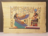 Egyptian Art on Papyrus Paper #1