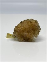 CITRINE CLUSTER TURNED INTO PENDANT