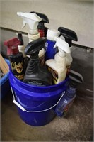 Bucket of Cleaning Supplies