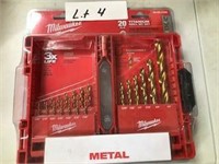 Titanium Drill Bit Set 'Milwaukee', 20pc.