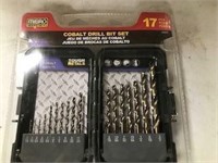 Cobalt Drill Bit Set, 17pc.