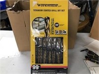 Titanium Coated rill Bit Set 'Workbench', 99pc.