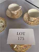 Tea Cup and Saucer Sets (4) English