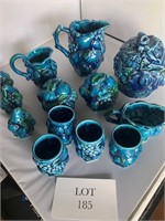 Narco Blue Grape Glassware Set (13 pieces)