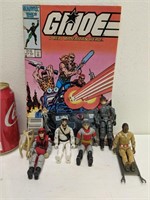 Figures et bande dessinée de G.I Joe des années 80