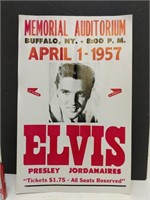 Elvis Memorial Auditorium Buffalo, NY. 20h00 1er