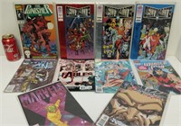 Lot de bandes dessinées anciennes, dont Punisher