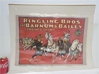Imprimé du Vintage Ringling Bros et du Barnum &