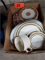 BOX OF MISC. DISHES-