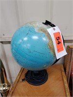 LIGHTED WORLD GLOBE