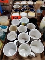 2 FLATS COFFEE CUPS-