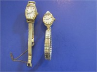 2-10Kt GF Watches-Bulova, Timex