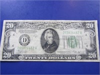 1934 B Twenty Dollar Bill